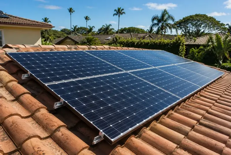 Installation de panneaux solaires à Sermaise